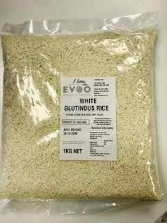 Rice Glutinous White 1kg EVOO QF