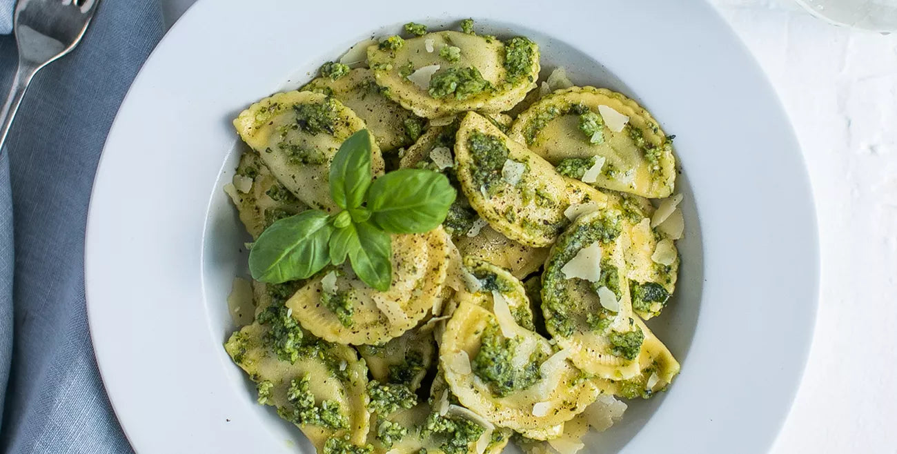 Freshly Made Pasta Agnolotti Ricotta & Spinach Price per Kilo (5kg Min Order) (Pre Order 3 days)Sicilia Pasta