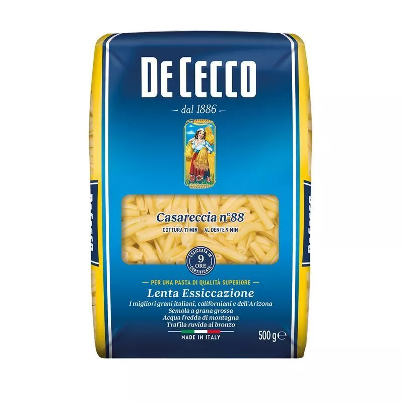 Casareccia Pasta Dried 500g Packet #88 De Cecco