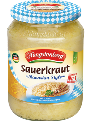 Sauerkraut Bavarian Style GF 720ml Jar Hengstenberg
