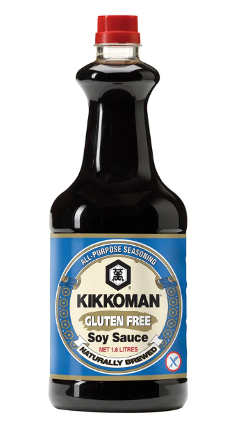 Soy Sauce Gluten Free 1.6lt Bottle Kikkoman (Blue Label)