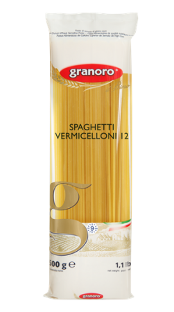 Spaghetti Vermicelloni Dried Pasta 500g Packet Granoro (12#)