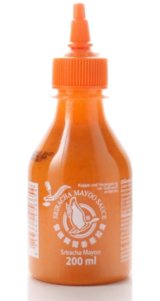 Sriracha Mayonnaise Vegan GF 200ml Flying Goose