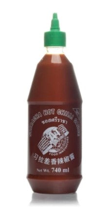 Sriracha Hot Chilli Sauce 740ml Bottle A&T