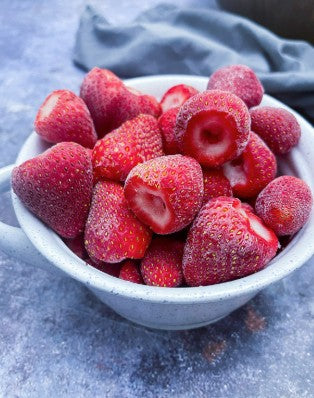 Strawberries Whole Bulk 10kg Carton Frozen Harvestime