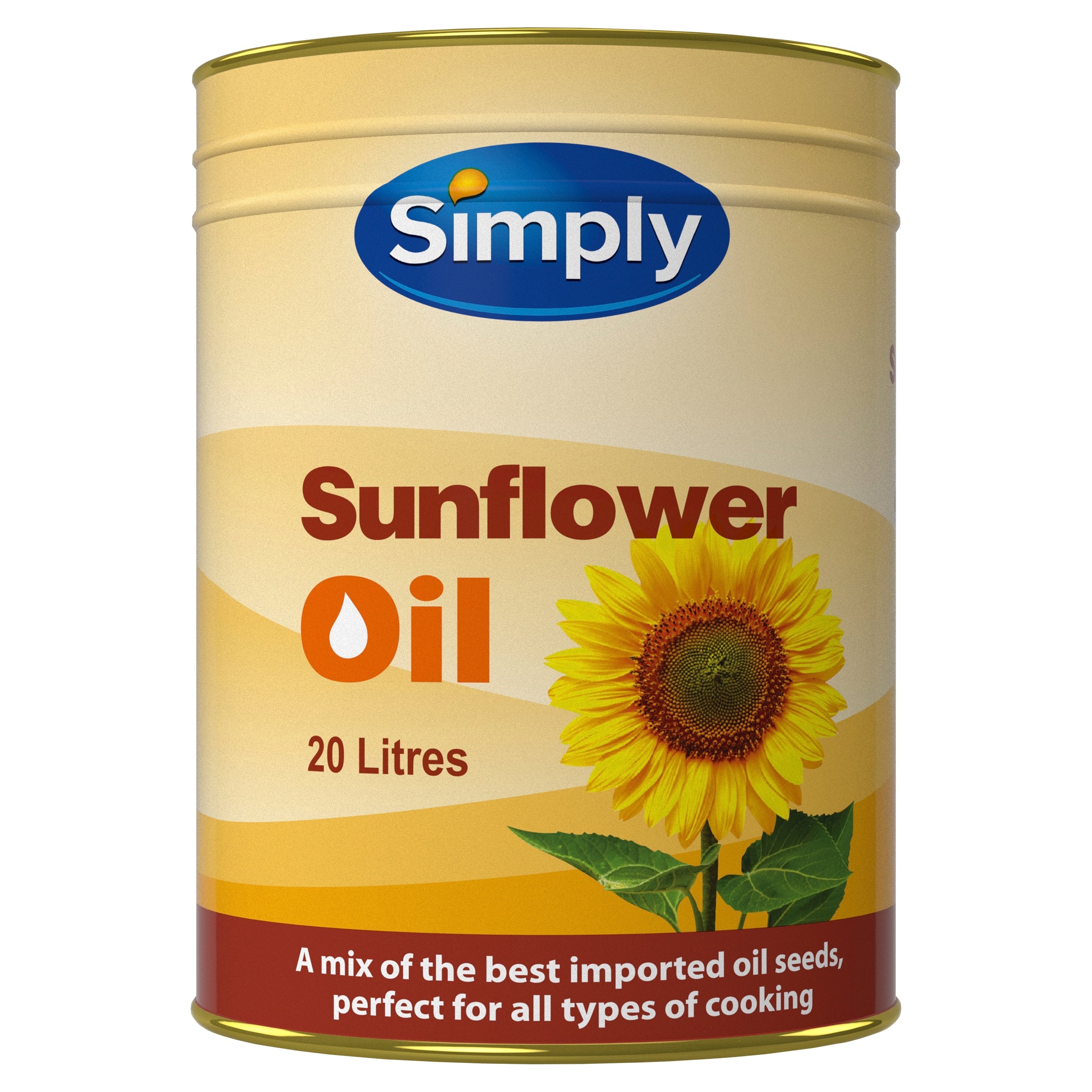 Sunflower Oil 20lt Bung Drum Simply