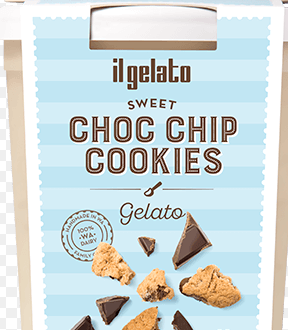 Ice Cream Sweet Choc Chip Cookies 5L Il Gelato (Pre Order)