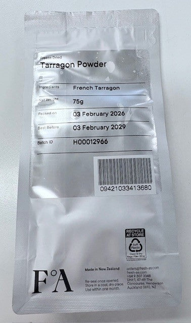 French Tarragon Powder 75g Packet Fresh As