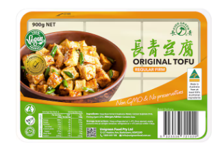 Original Tofu Regular Firm 900g Pkt Evergreen