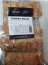 Turkish Bread Rolls Long 48 x 130g (12 x 4 pkts) Carton Frozen Il Granino