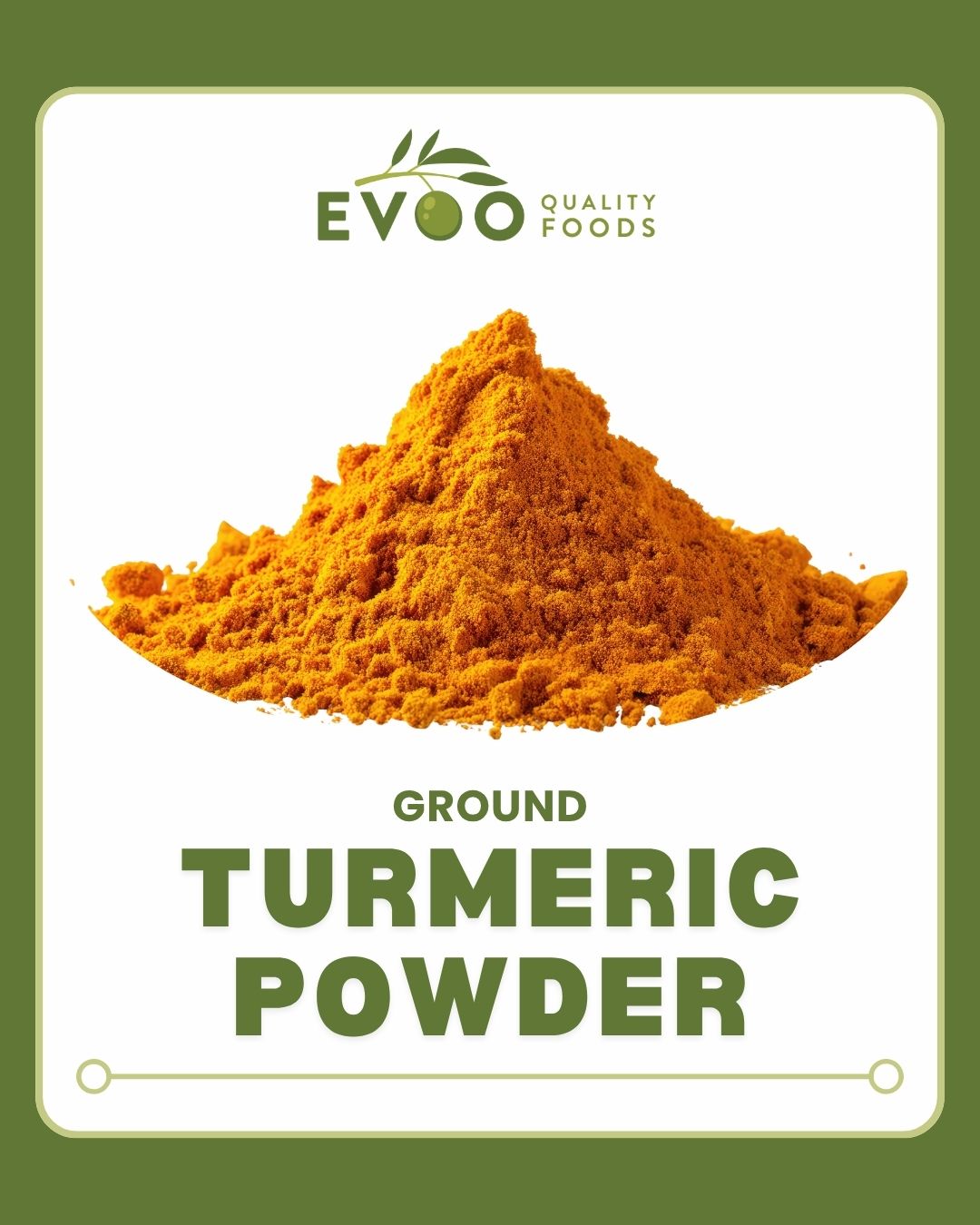 Turmeric Ground 1kg Bag Evoo QF