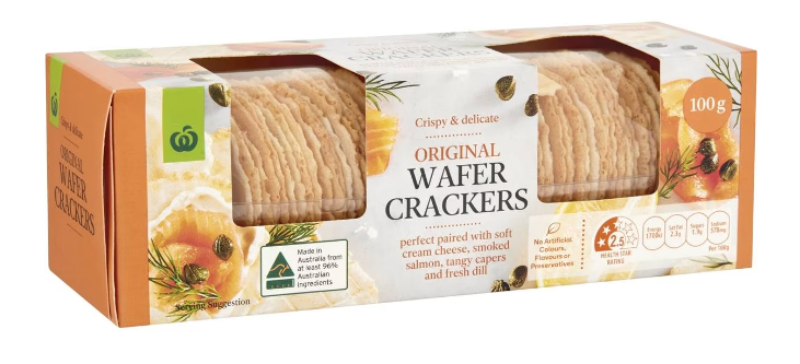 Original Wafer Crackers 100g WW / OB's Finest