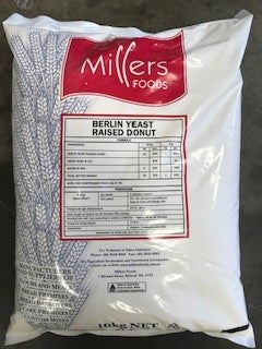 Yeast Raised Donut Premix Flour 10kg Bag Berlin