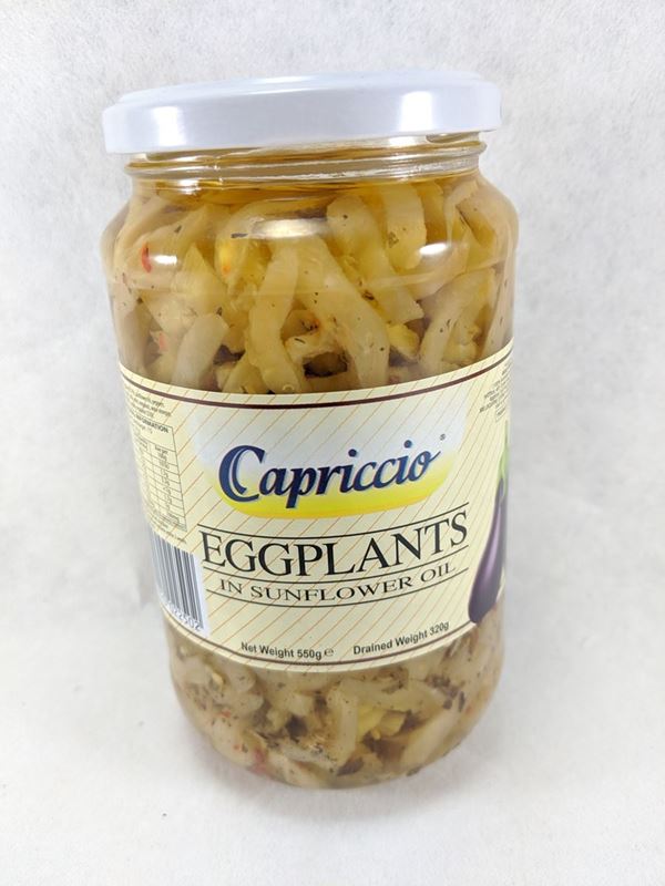 Eggplants in Sunflower Oil 2.9kg Tub Capriccio