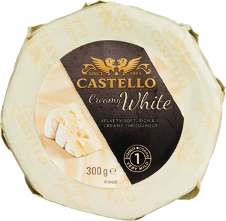 Soft White Danish Moulded Ripened Cheese RW Priced per kg Castello
