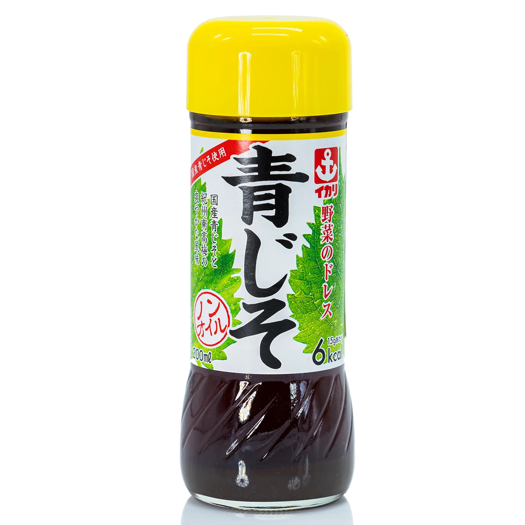 Aojiso Japanese Non-Oil Dressing 200mL Bottle Ikari (yellow cap)