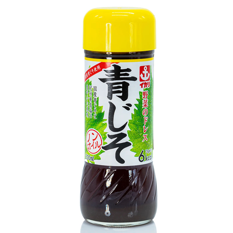 Aojiso Japanese Non-Oil Dressing 200mL Bottle Ikari (yellow cap)