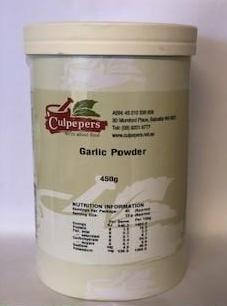 Garlic Powder/ Ground 450g Cannister (Culpepers)