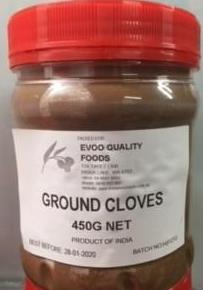 Cloves Ground 450g Screwcap Evoo QF