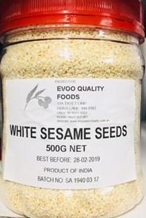 Sesame Seeds White 450g Tub