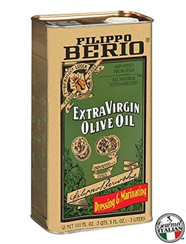 Extra Virgin Olive Oil 3L Tin Berio (Italian)