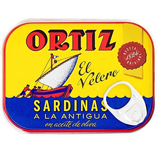 Sardines in Olive Oil 140gm Tins Ortiz Country of Origin Spain