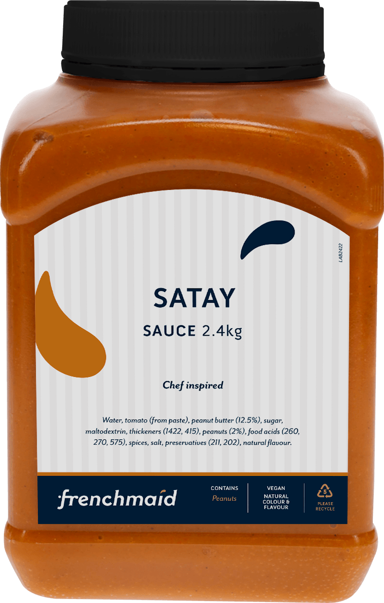 Satay Sauce 2.4kg Tub French Maid