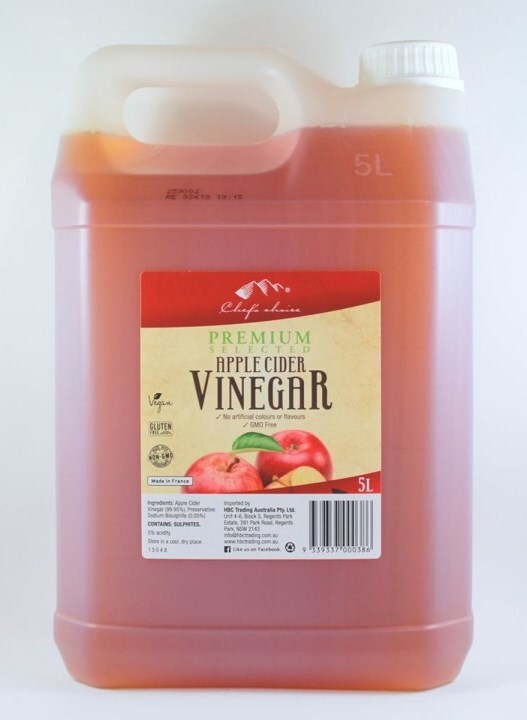 Apple Cider Vinegar 5lt Bottle Chef's Choice