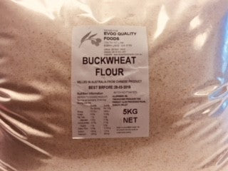 Buckwheat Flour 5kg Bag Evoo QF (D)