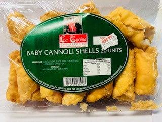 Cannolli Shells Baby Empty (20/pkt) La Cucina (3 Day Pre Order)