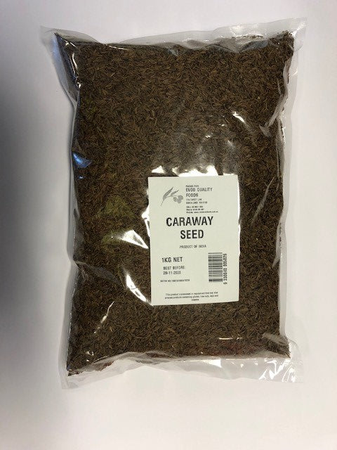 Caraway Seeds 1kg Packet Evoo QF