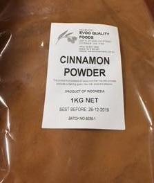 Cinnamon Ground 1kg Bag Evoo QF