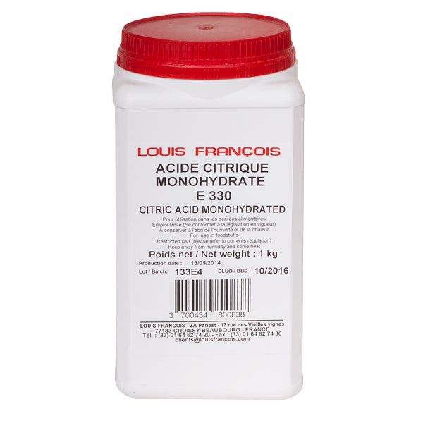 Citric Acid Powder 1Kg Louis Francois