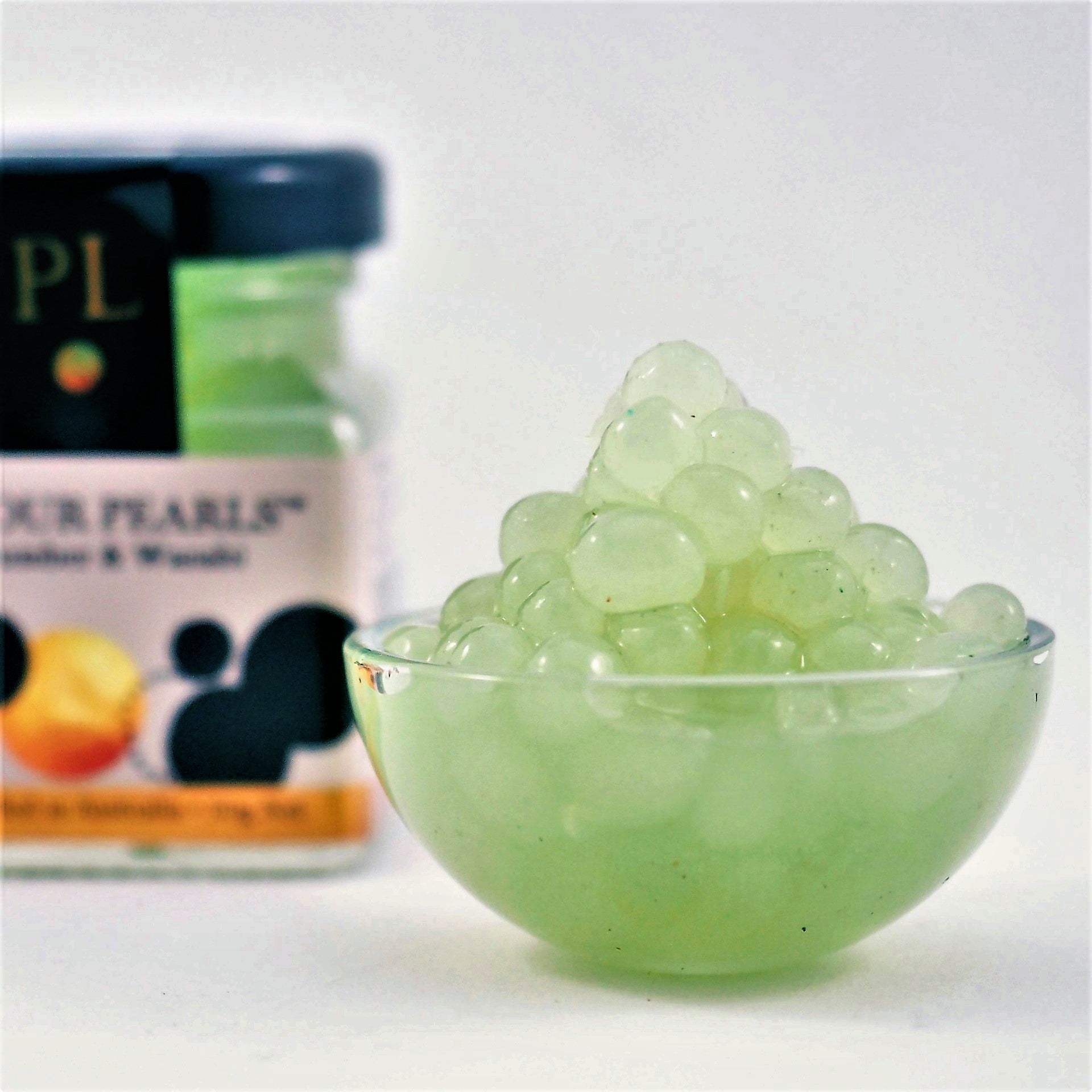 Popping Pearls Cucumber Wasabi 300g tub Peninsula Larder