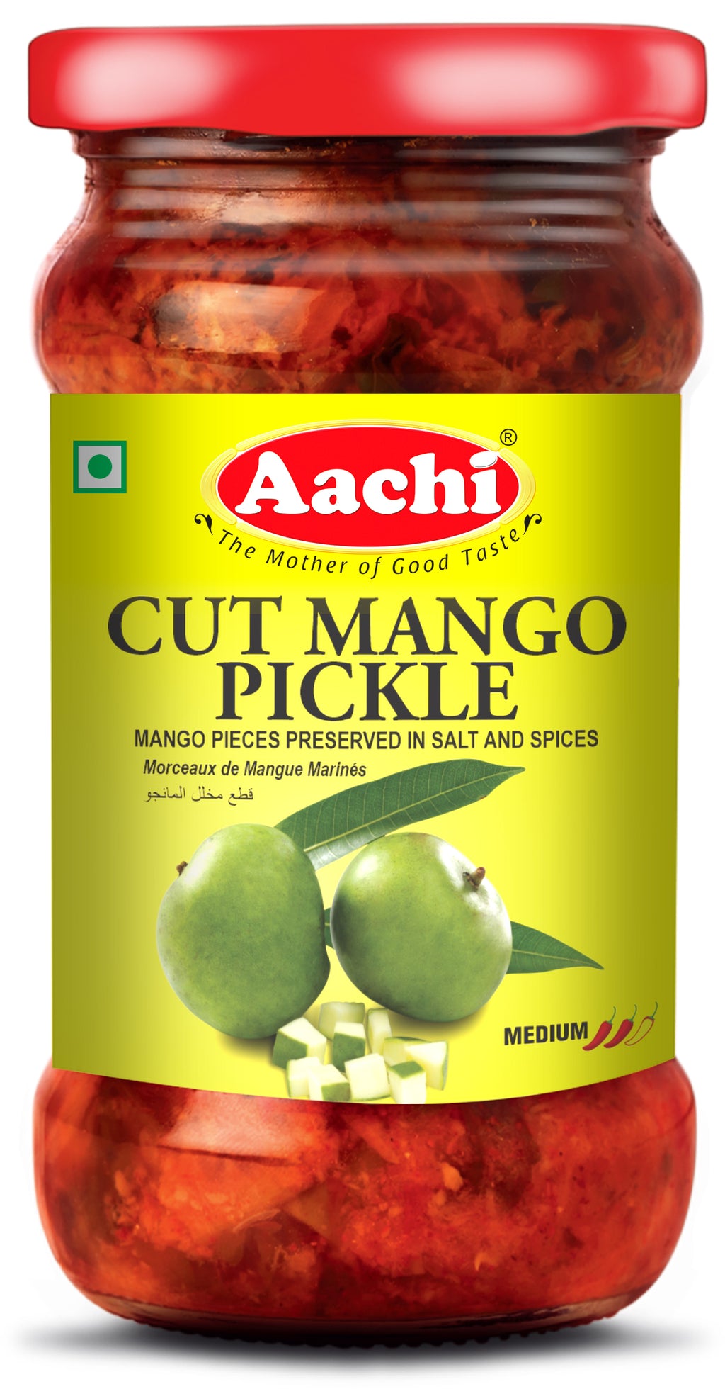 Cut Mango Pickle 300gm Jar Aachi