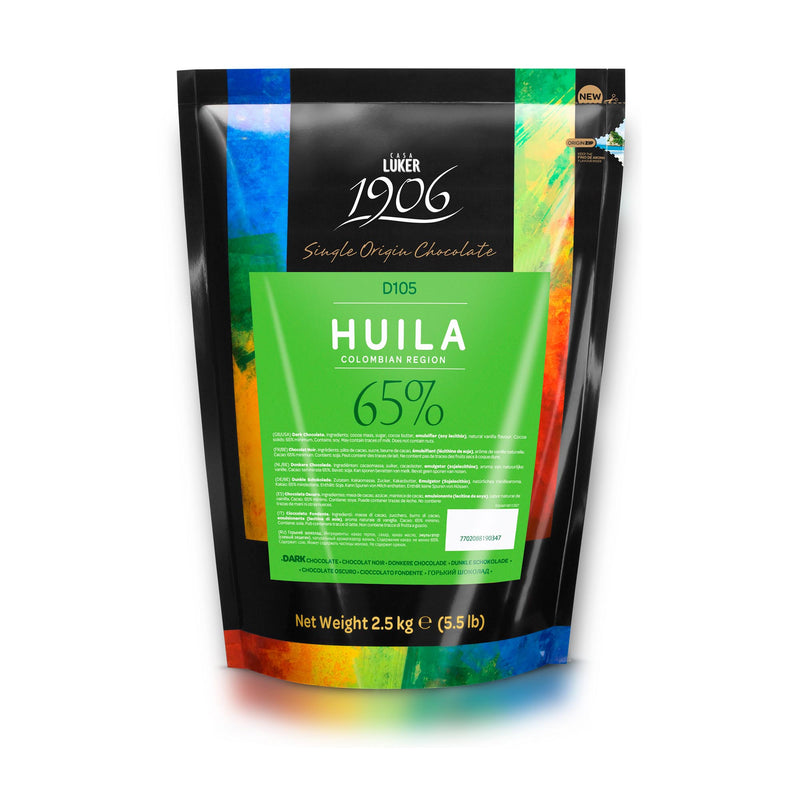 Dark Huila Chocolate Buttons 65% 2.5kg Colombian Region Casa Luker (Pre Order 5 Days)
