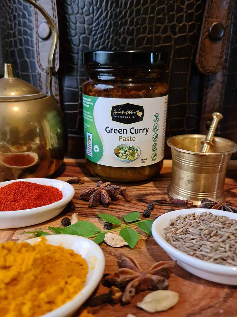 Green Curry Paste 2kg Jar Aromatic Kitchen (Australian)