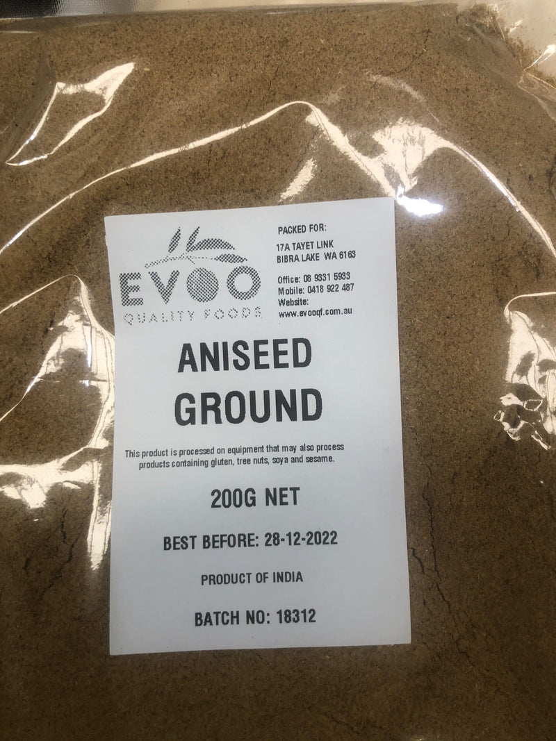 Aniseed Ground / Star Anise powder 200g Evoo QF