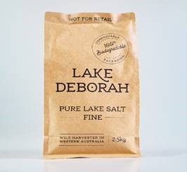 Pure Lake Salt Fine 2.5kg  Bag (Cooking) Lake Deborah