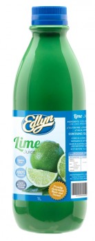 Lime Juice 1lt Bottle Edlyn