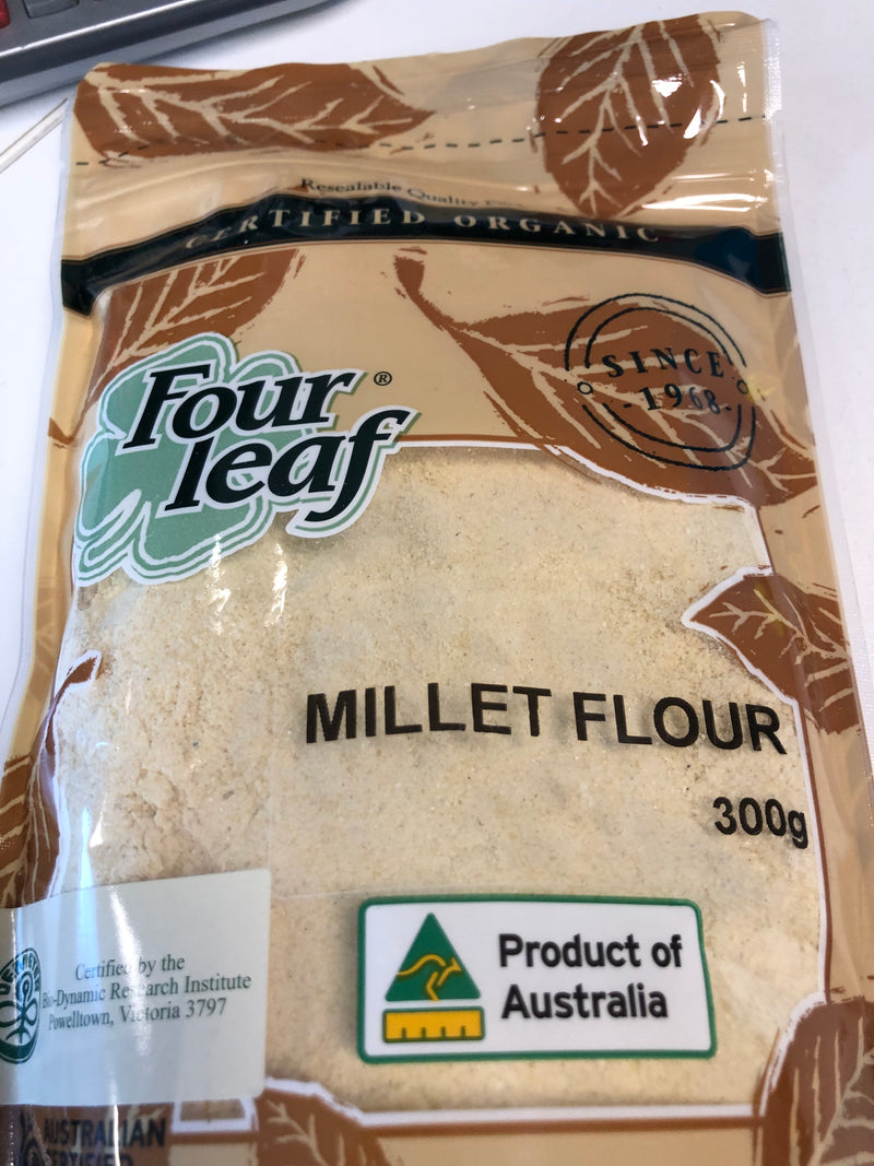 Organic Millet Flour 300g Four Leaf