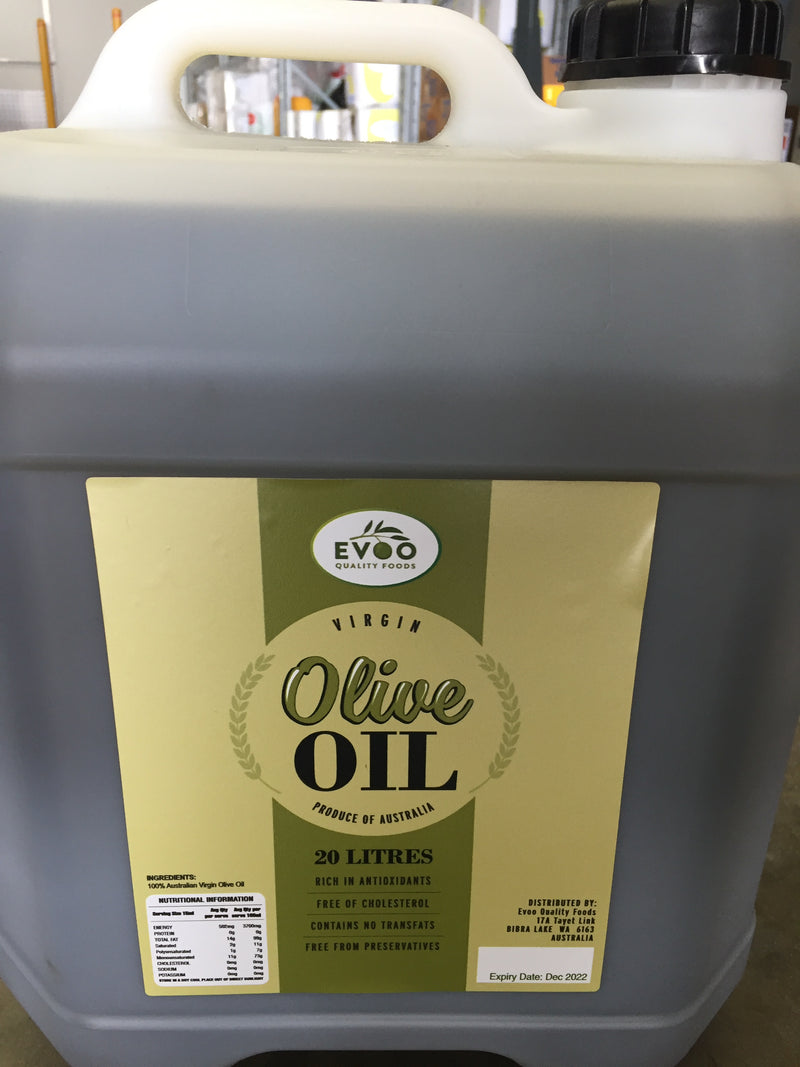 Virgin Olive Oil 20lt Plastic Drum Farmgate 2023 season