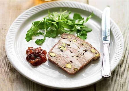 Terrine Logs (Pork, Chicken and Pistachio) RW Priced per kg, approx 1kg Normandie (3 Days Pre Order)