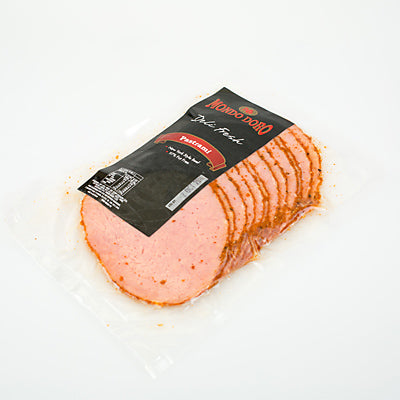 Pastrami Sliced 500gm packet Gluten Free Mondo Doro