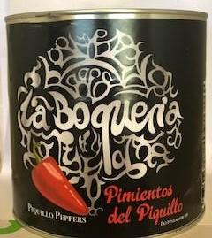 Piquillo Peppers A10 (2.5kg) Tin La Boqueria