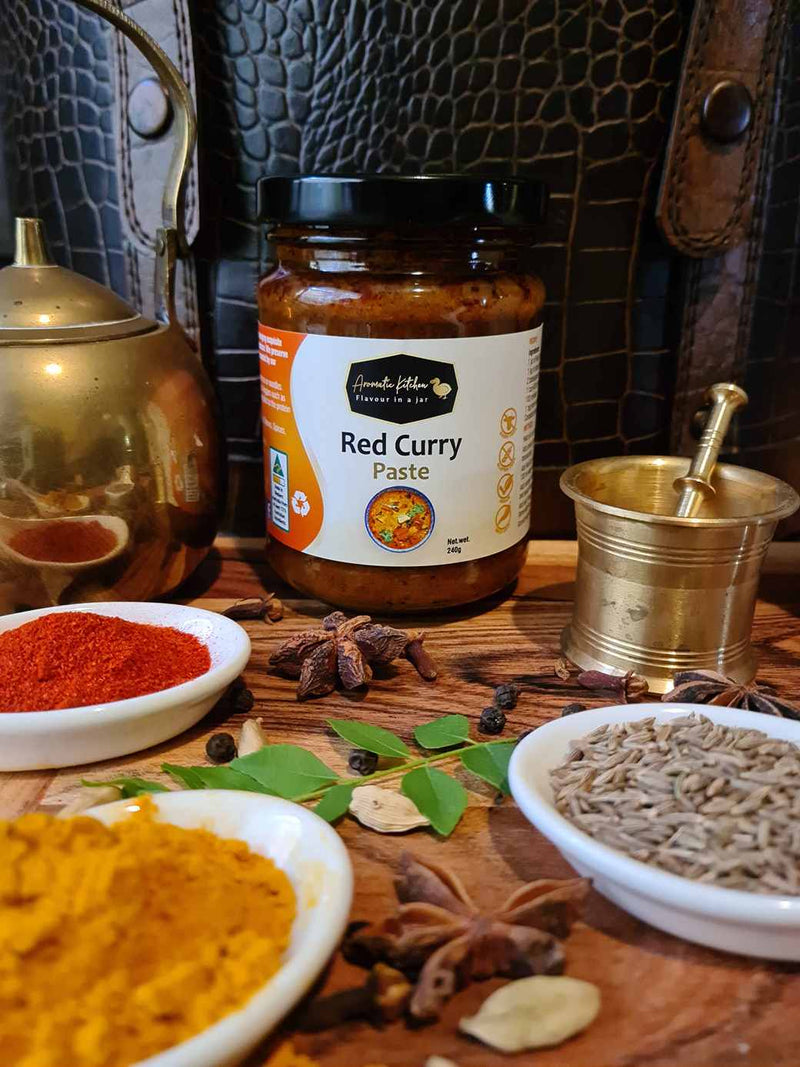 Red Curry Paste 2kg Jar Aromatic Kitchen (Australian)