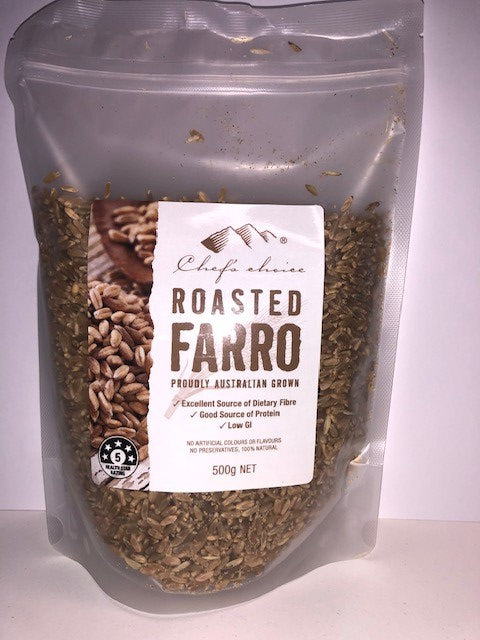 Farro Roasted 500g Bag Chefs Choice