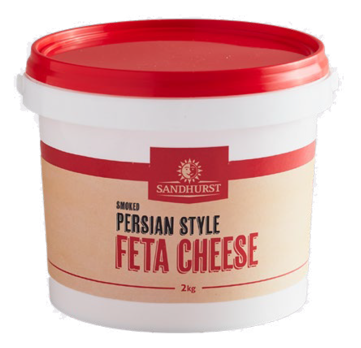 Smoked Persian Feta Cheese 2kg Tub Sandhurst