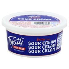 Sour Cream 340g Tub Vegan (Milk Free) Tofutti