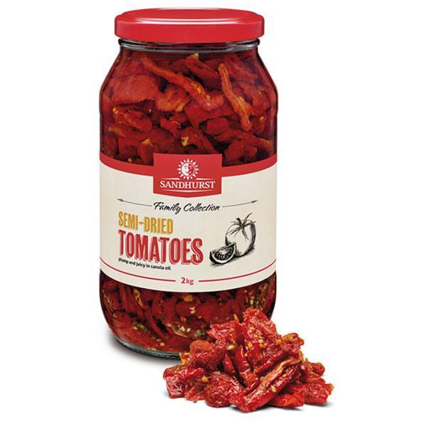 Semi-Dried Tomato 1.8kg Jar Sandhurst